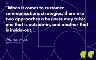 B2B marcomms — inside-out vs outside-in strategy