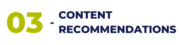 03 Content Recommendations